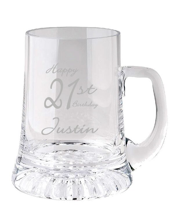 21th Glass Tankard