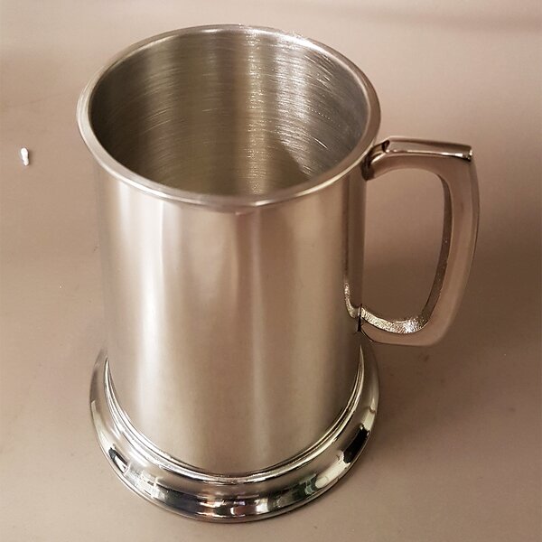 Tankard -  Shiny Pewter