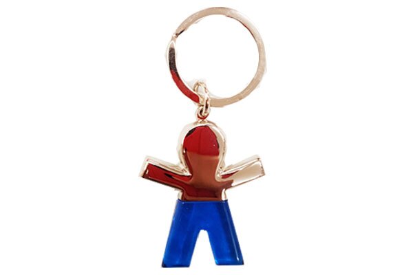 Blue Figurine Keyring