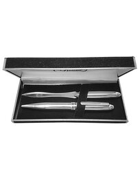 Pen & Letter Opener Set - Silver