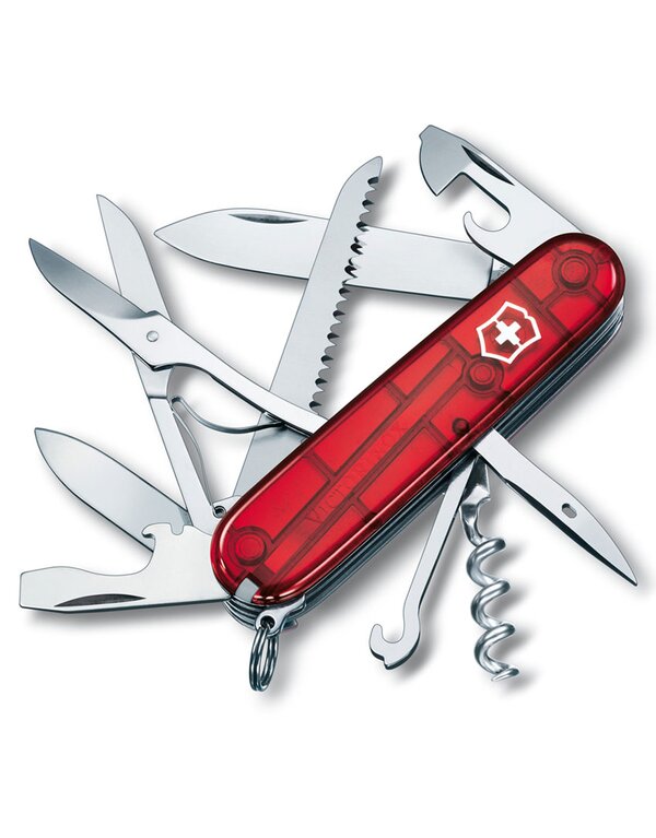 Victorinox Huntsman Translucent Red