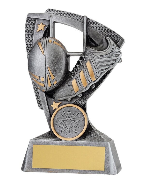 Shield & Star Rugby League / Union Trophy
