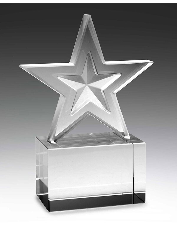 Crystal Multi Star Award