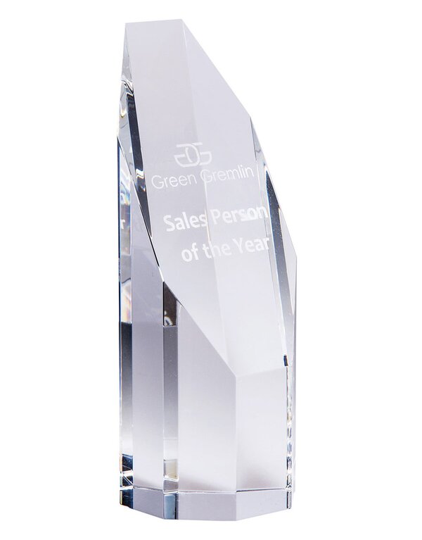 Crystal 8 sided Cube Award