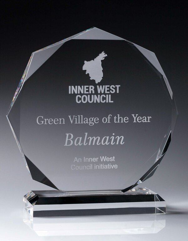 Acrylic Octagon Award