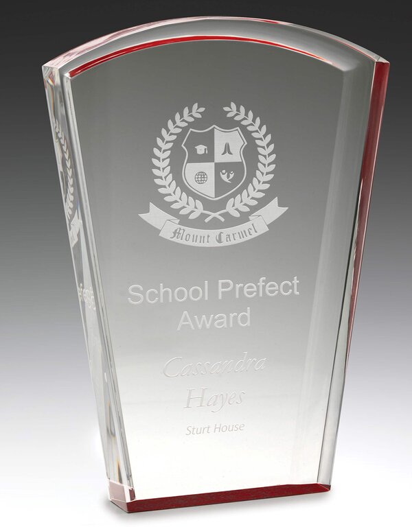 Red Solar Acrylic Award