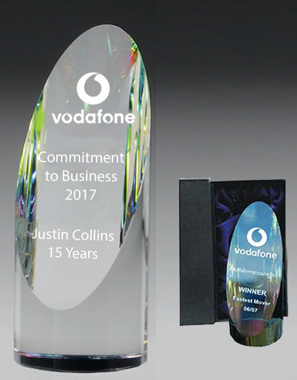 Crystal Cylinder  Award