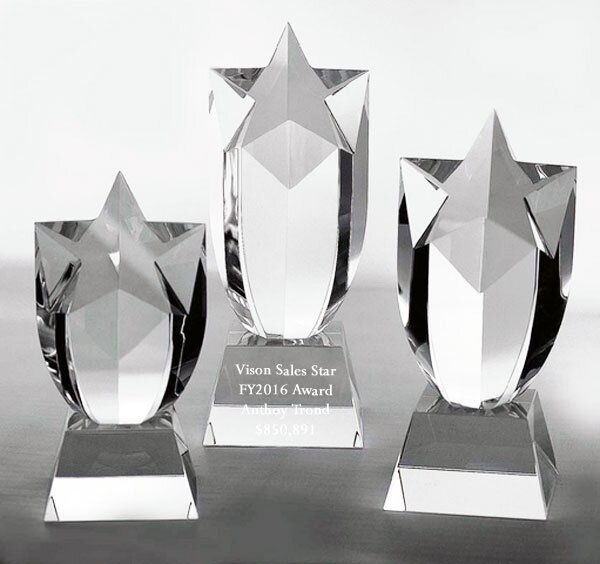 Mega Star Crystal Award
