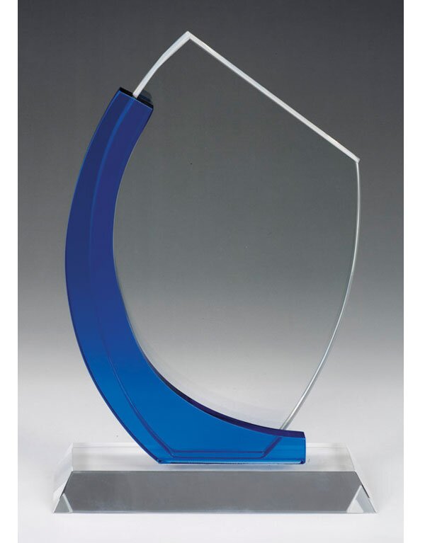 Clear & Blue Crystal Wave