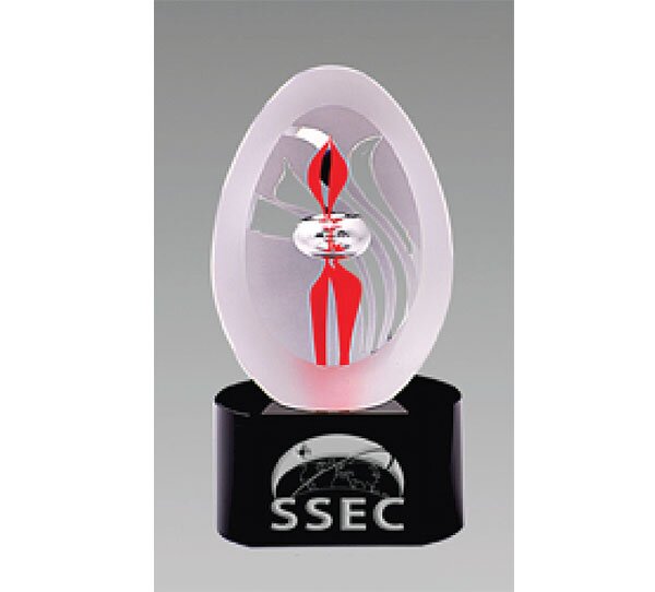 Egg Red Crystal Award