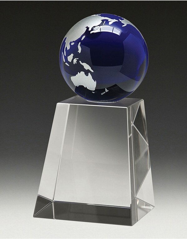 Blue Globe Crystal Award
