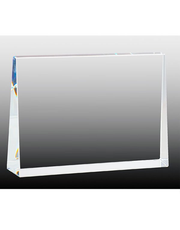 Thick Crystal Wide Wedge Award