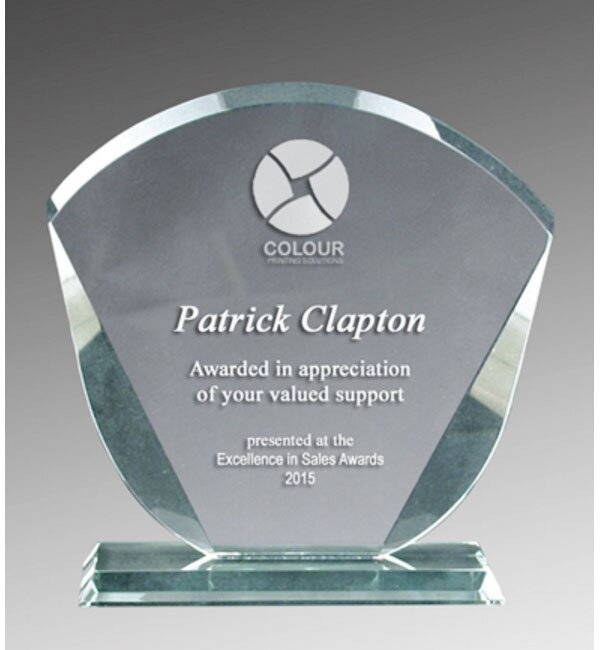 Clear Glass Fan Award