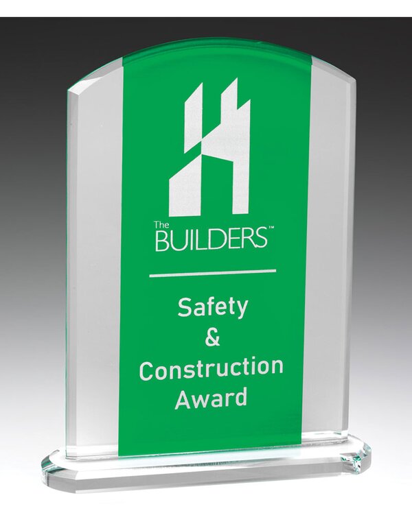 Green & Clear Glass Award
