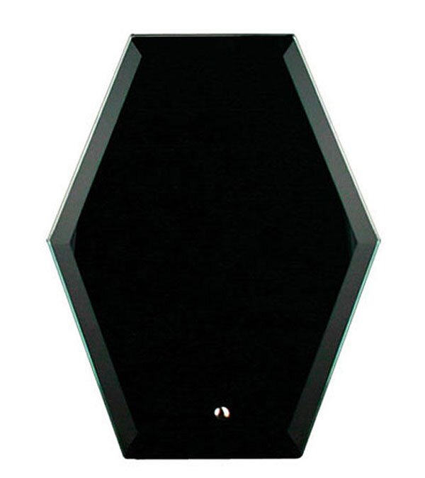 Glass Plaque - Black Tint