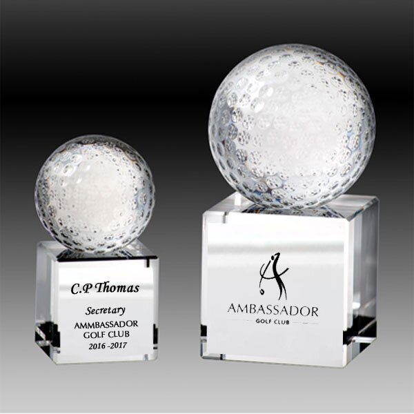 Spinning Golf Ball  W/ Plate
