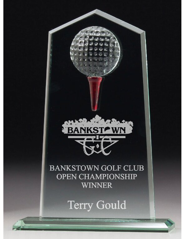 Golf Jade Glass Award