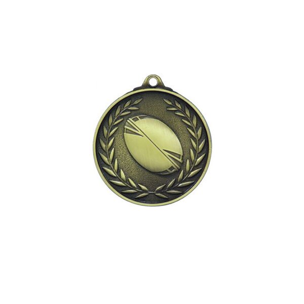 Rugby Medal Gold