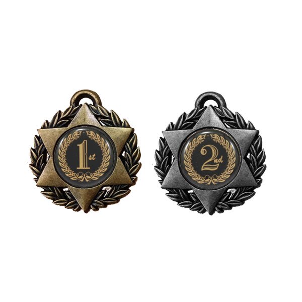 Star & Wreath Badge
