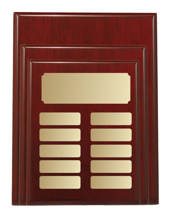 Rosewood Timber Plaque