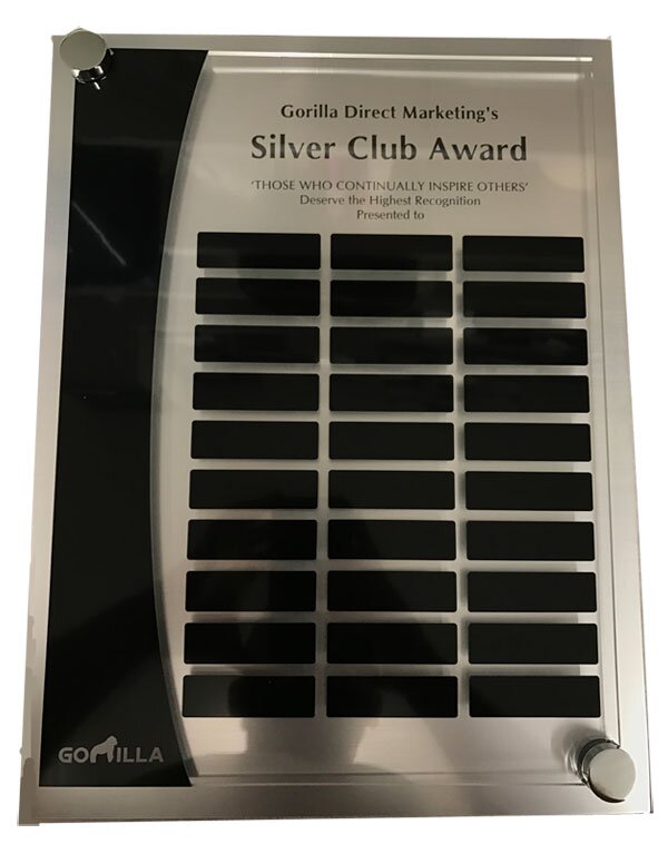 Acrylic & Metal Plaque