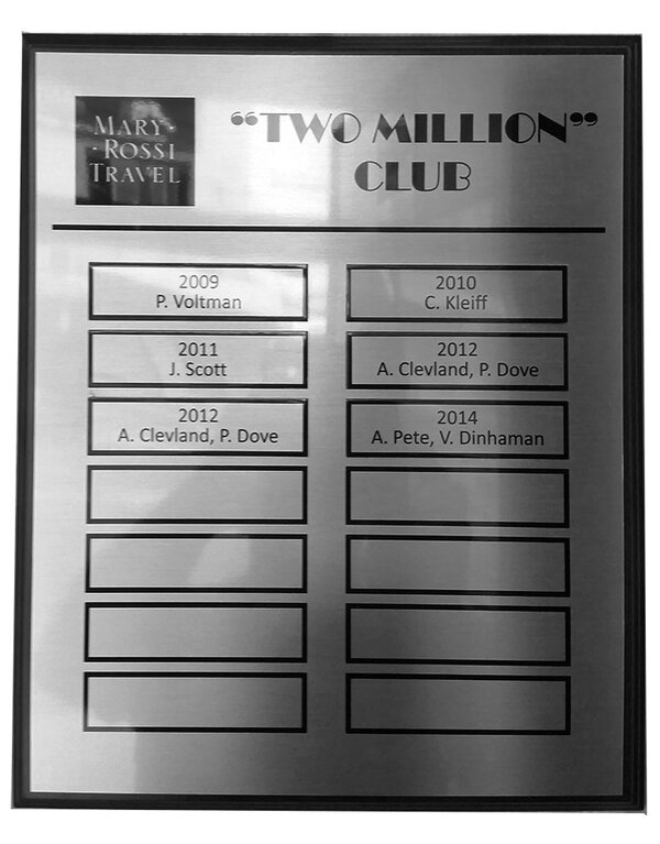 Timber Plaque Black