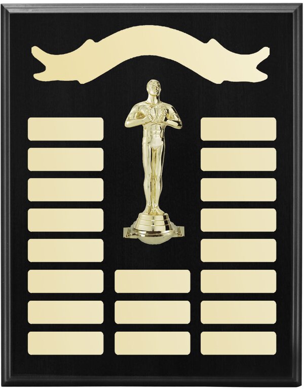 Timber Plaque Black