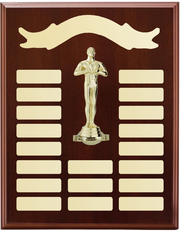 Timber Plaque Walnut Brown
