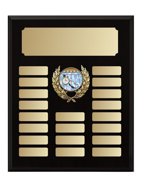 Timber Plaque Black