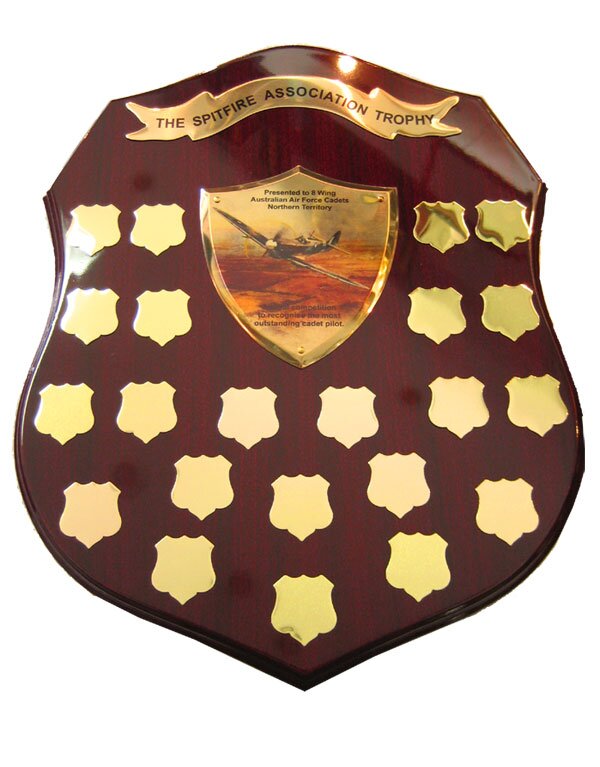 Rosewood Finish Shields