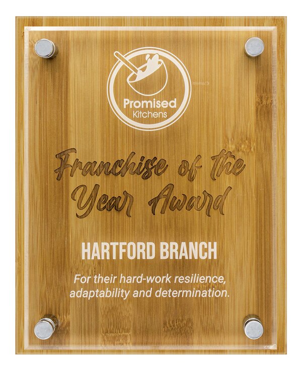 Bamboo Floating Plaque