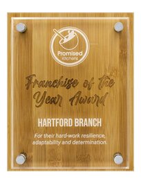 Bamboo Floating Plaque