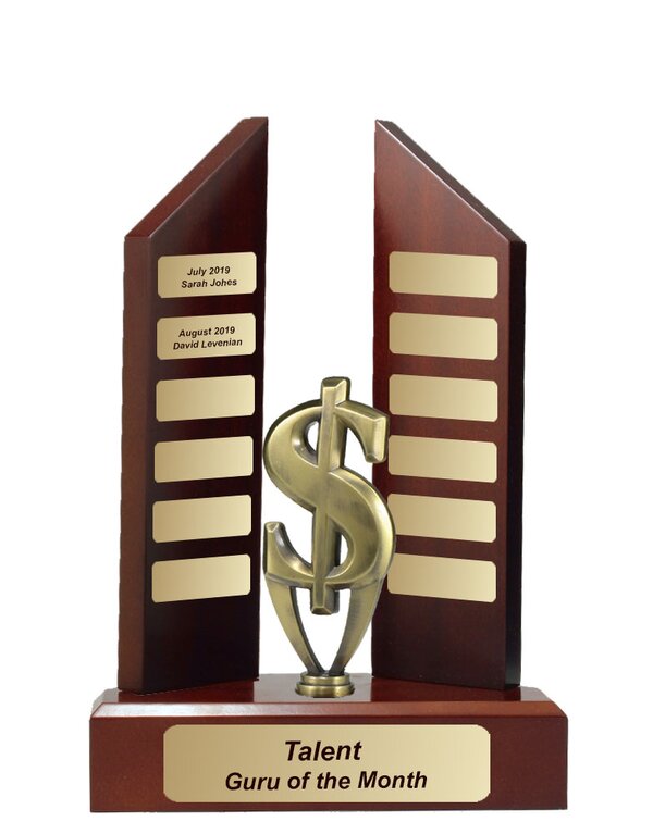 Dollar sign figurine