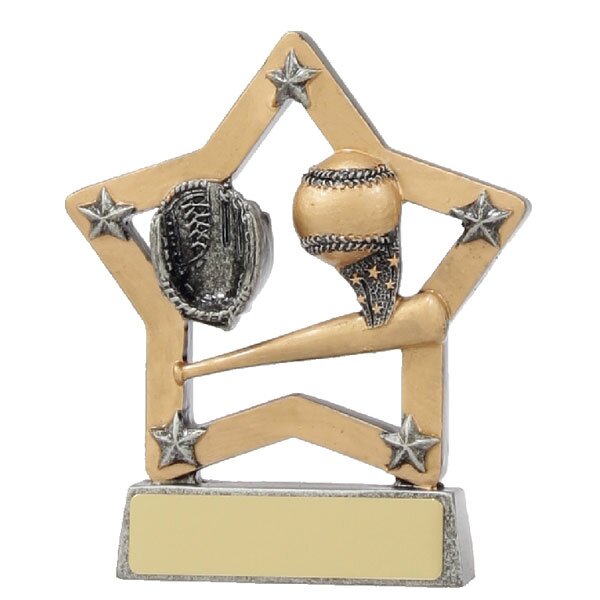 Baseball / Softball Star Theme Gold & Silver