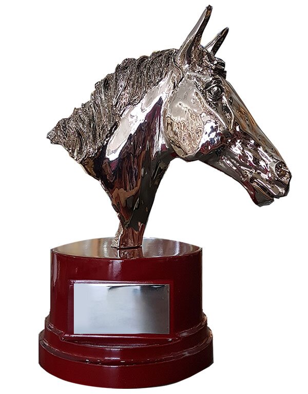 Silver Plated Horse Head