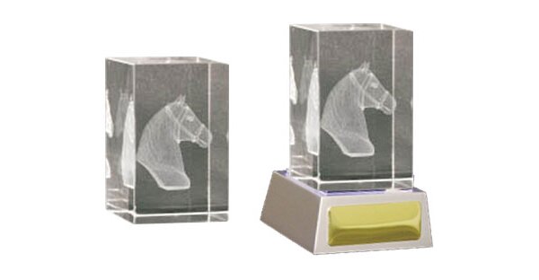 3D Horse Head Cube