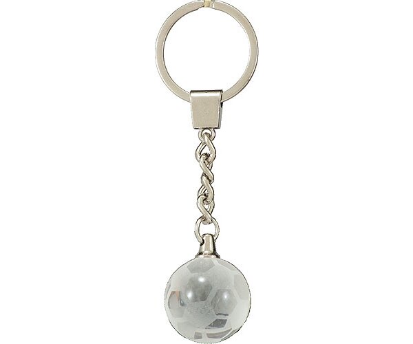 Soccer Crystal Keyring