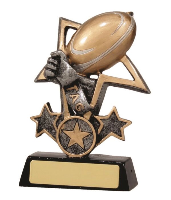 Tag Touch Football Theme Silver