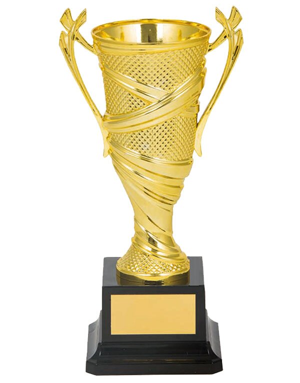 Gold Cup On Black Base